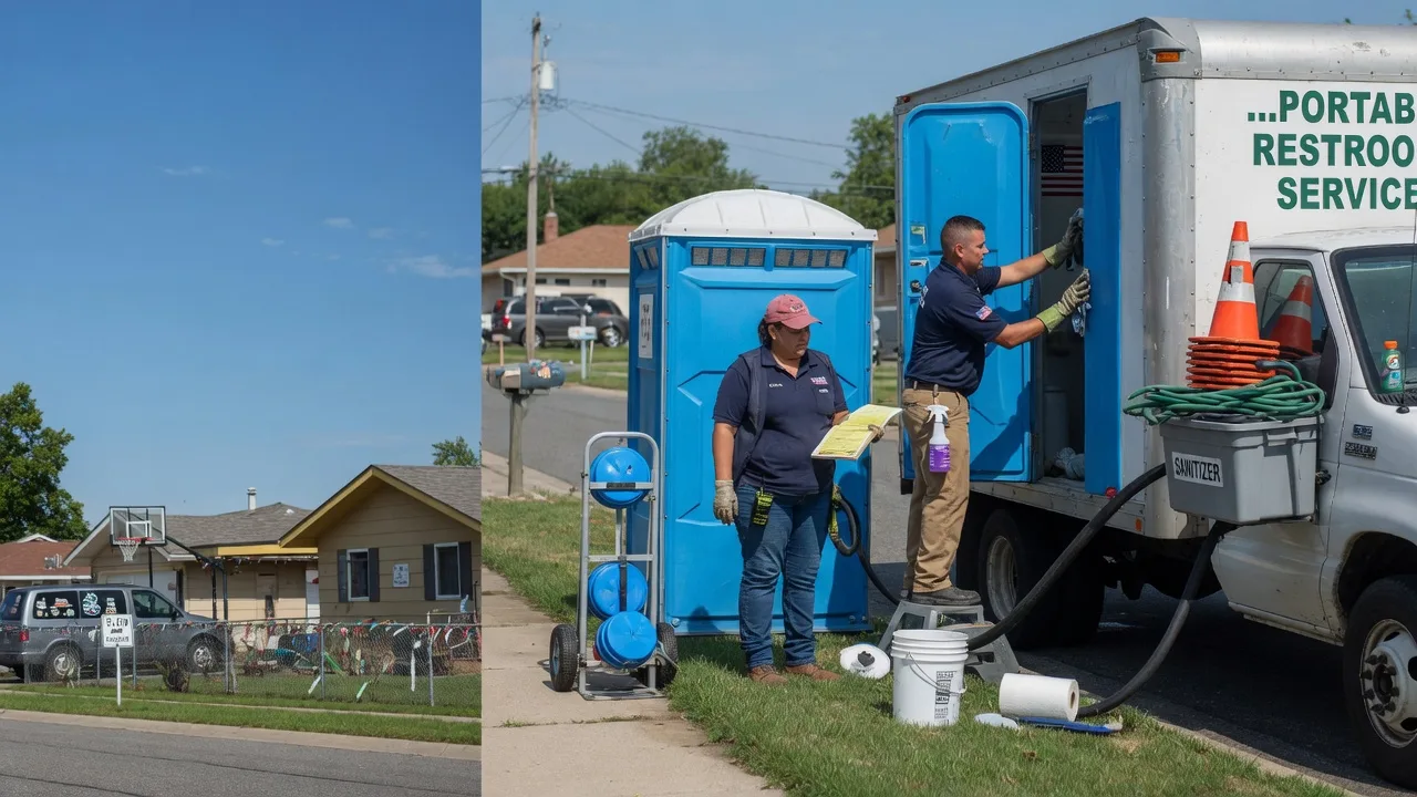 Portable Toilet Rental in Fall River, WI near me